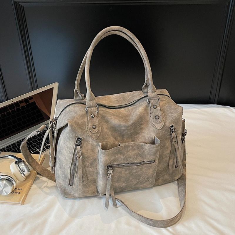 Women's PU Handbag, Fashionable Armpit Bag Large Capacity Crossbody Bag Casual Tote Top Handle Shoulder Bag