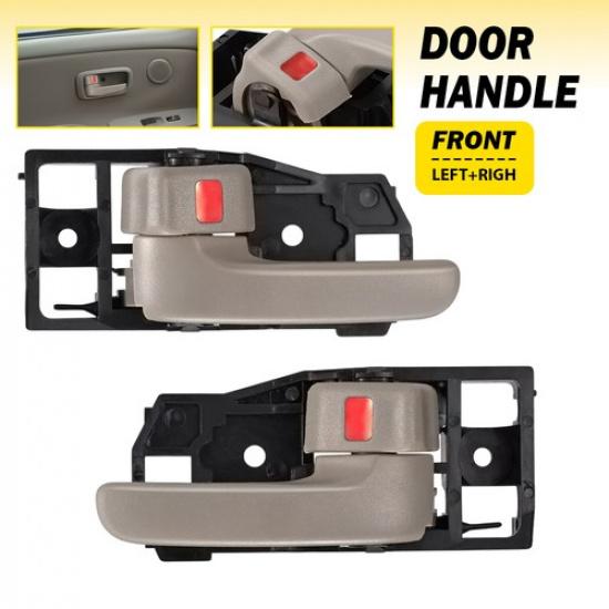 Front Interior Door Driver/Passenger Handle Beige For 2000-2006 Toyota Tundra