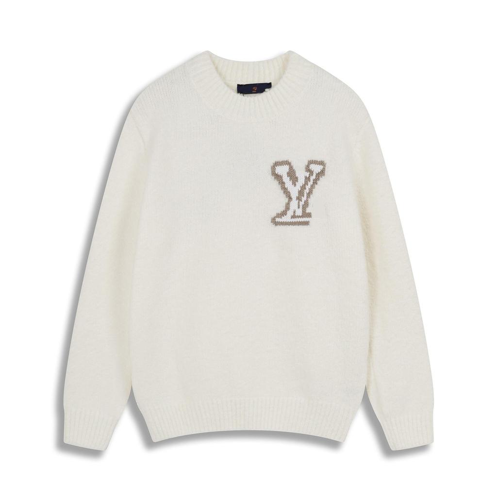 Unisex Rundhals-Sweatshirt 25SS mit besticktem Logo, gewaschener Look - Vielseitiger Stil