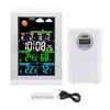 Weather Clock Wall Digital Display Garden Monitoring Indoor Outdoor Temperature Humidity Meter