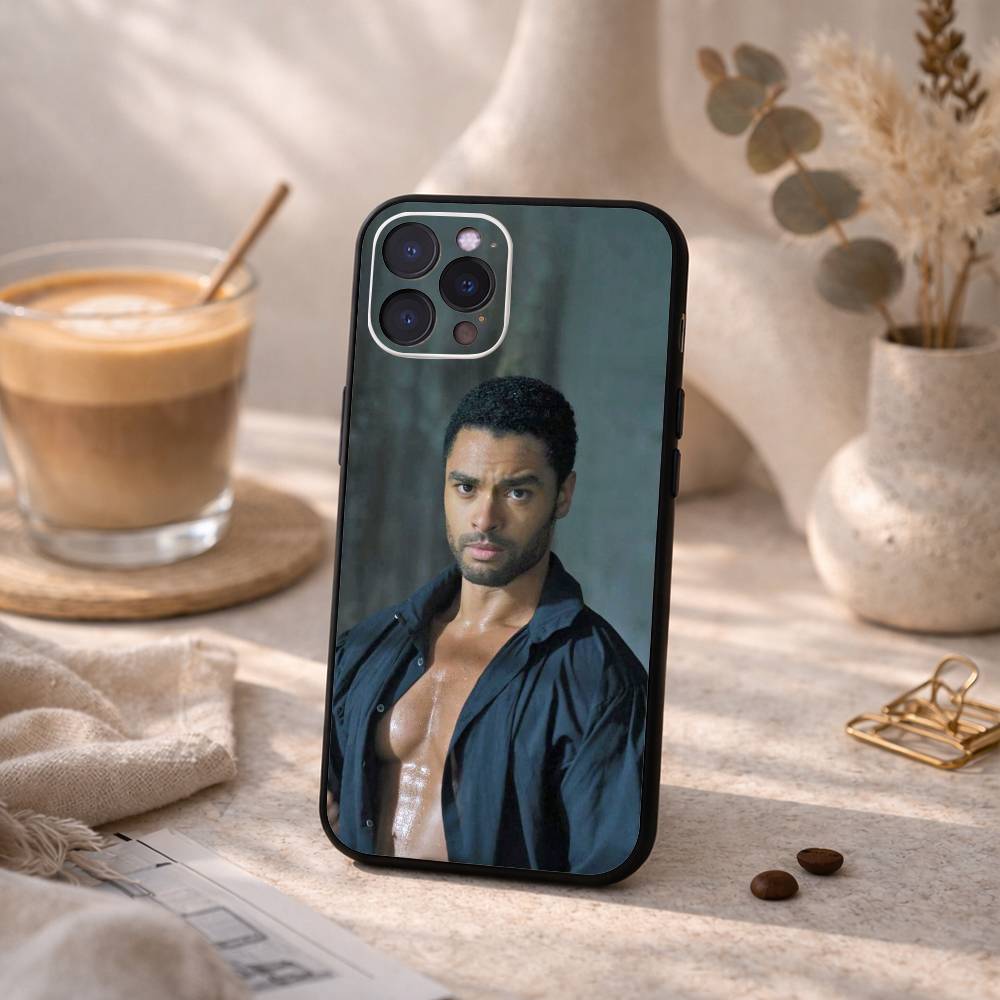 Dashing Rege-Jean Page Phone Case For iPhone17,16,15,14,13,12Plus,Pro Max,XS,5G Soft Silicone Black Cover iPhone15promax