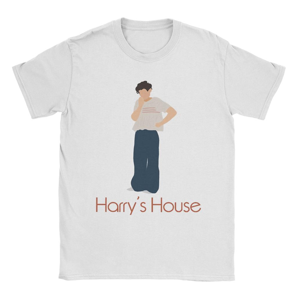 Unisex Unisex Harrys Kiss All The Time Album T Shirts Styles Pure Cotton Tops Vintage Short Sleeve Crewneck Tees Plus Size Tshirt