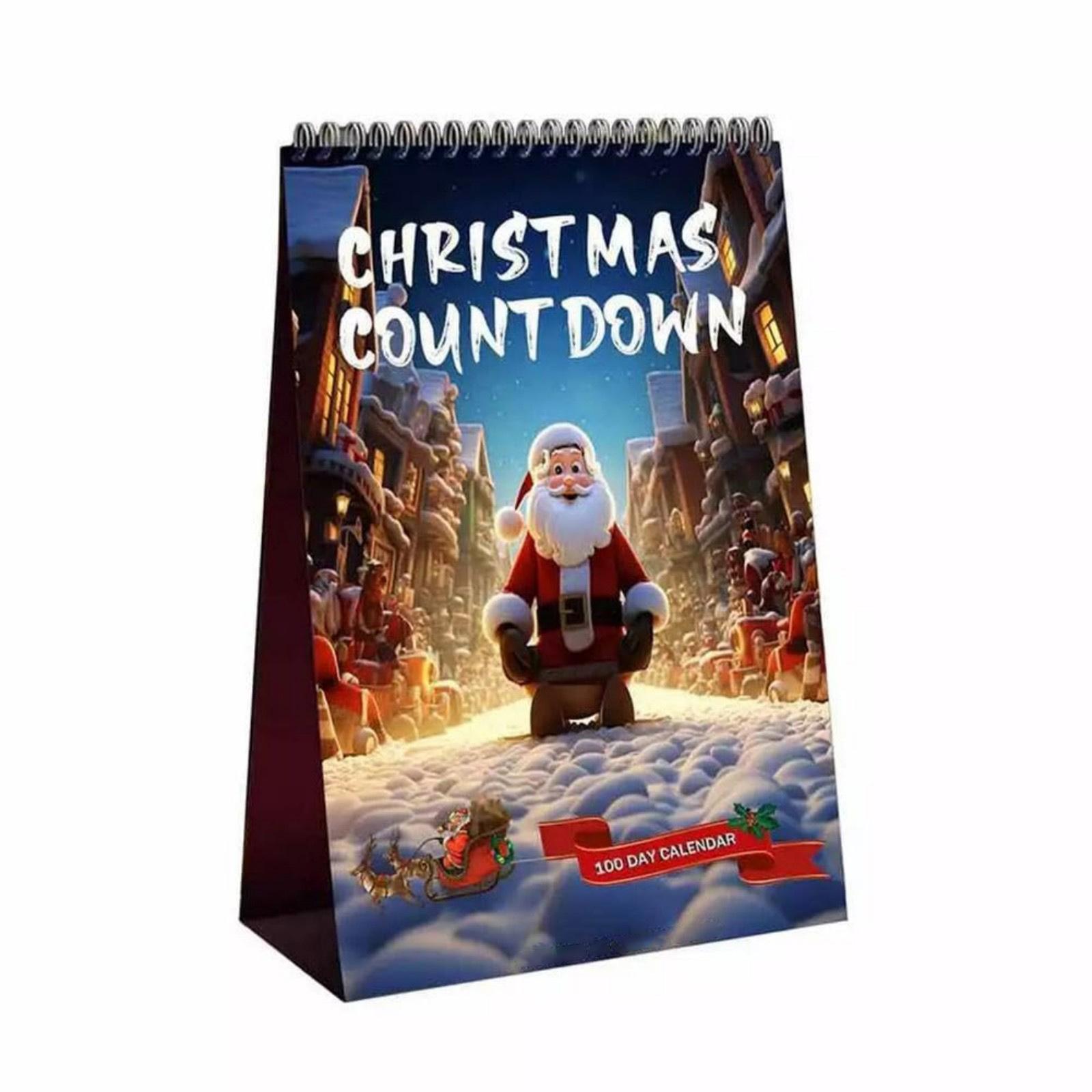 

Christmas Countdown Calendar, 100 Days To Christmas, Pattern Calendar One Size