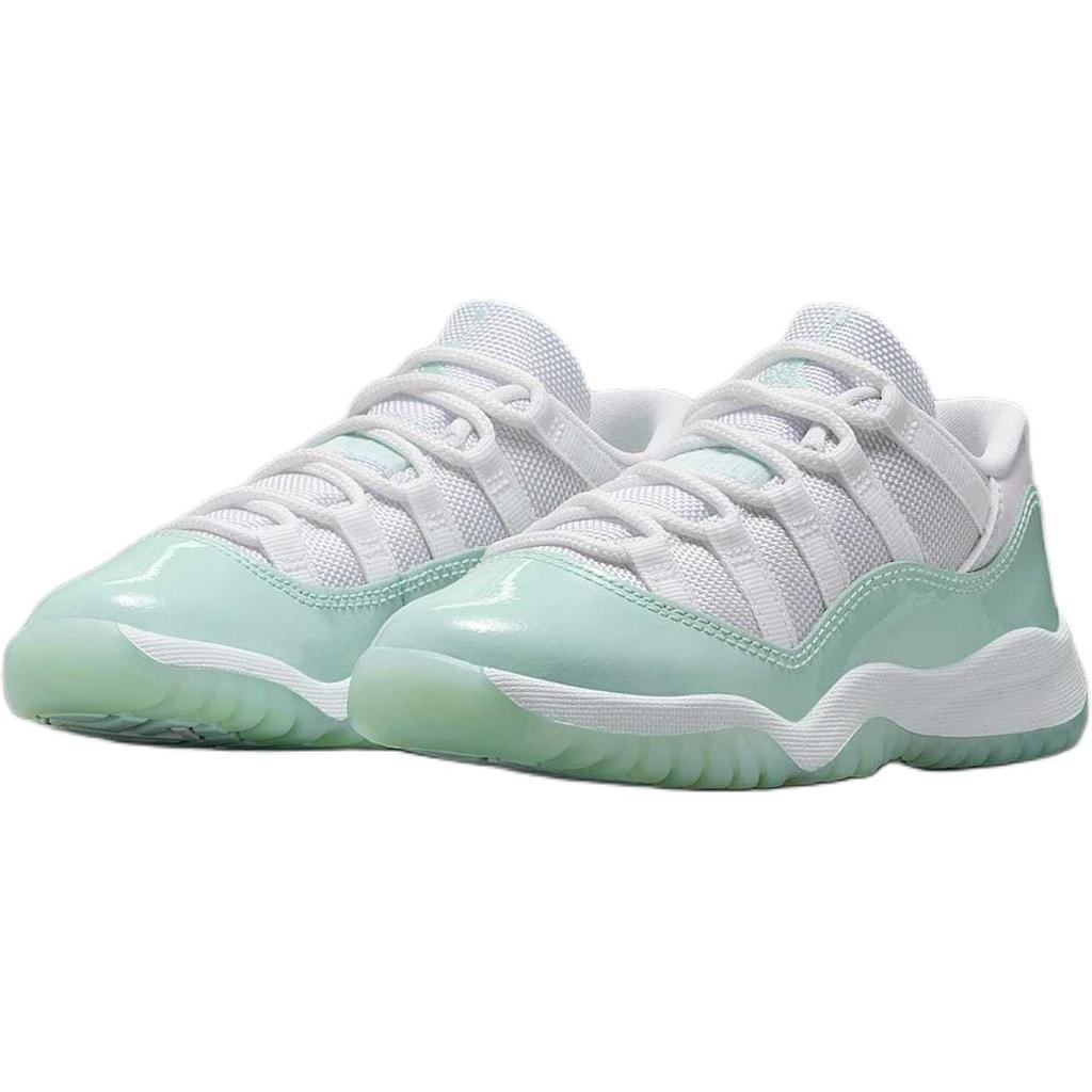 Air Jordan 11 Retro Low PS Igloo Kids Sneakers Green White 580522-103