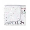Aiden and Anay Baby Blanket Gauze Blanket [japanese Genuine Product] Muslin Cotton Mini Dream Blanket Vintage Circus Baby Baby Gift Baby Gift 6089 Vin