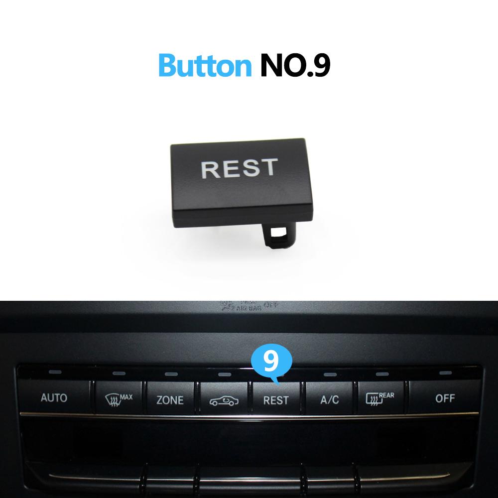 Central Console AC Heater Button Switch Cover Climate Control Button For BENZ E Class W212 W207 E200 E250 E300 E350 E400 E500