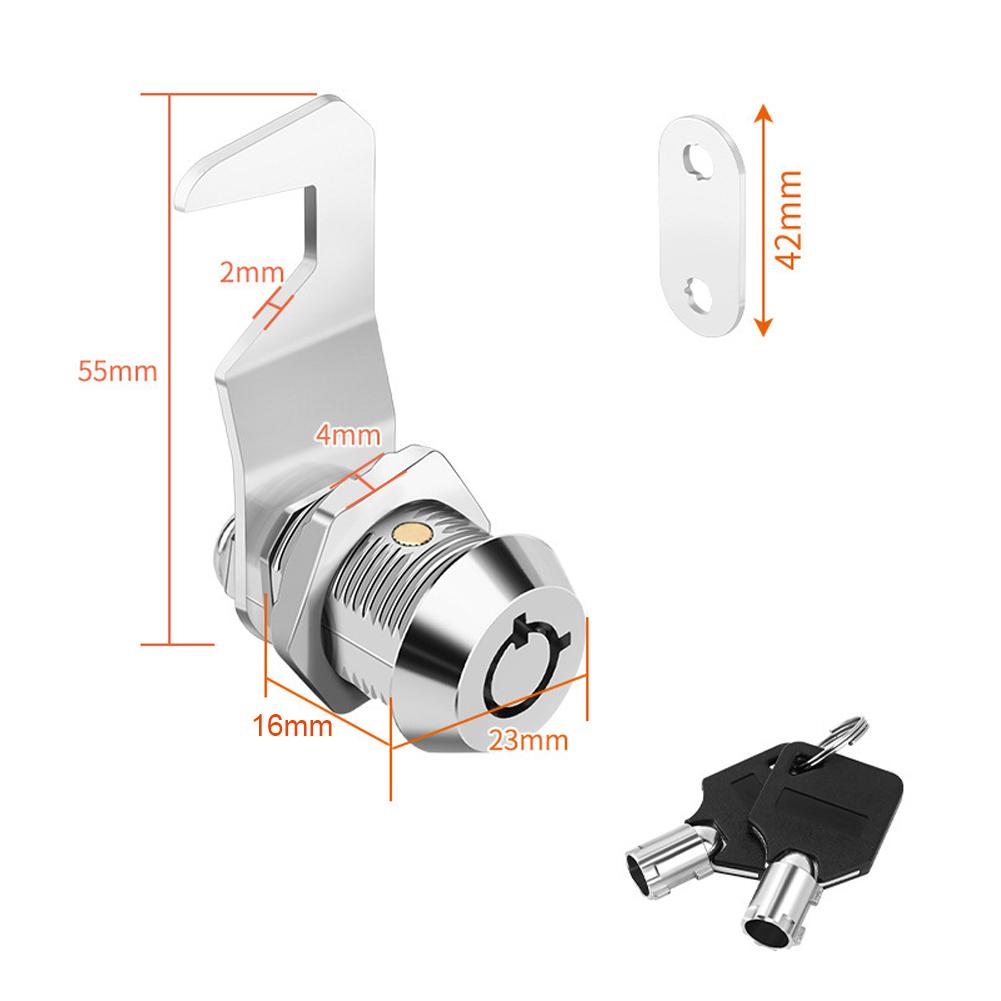 1/2 Set Tool Boxes Locks Mailbox Cylinder Thread Tubular Cam Lock Cupboard Box Lock With Keys Furniture Hardware