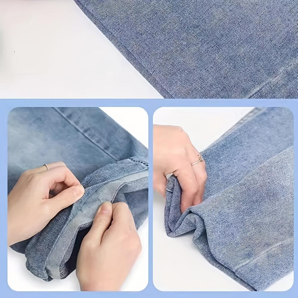 1Roll Melt Double Sided Tape Super Sticky Adhesive Clothing Fabric Seamless Seamless Iron Heating Household Repair of Various