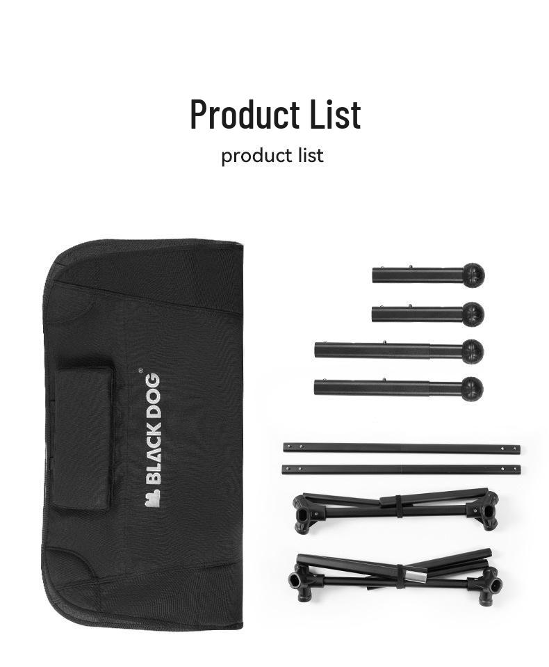 Blackdog Portable Folding Outdoor Lounger Chair for Camping, Beach, and Lunch Breaks
