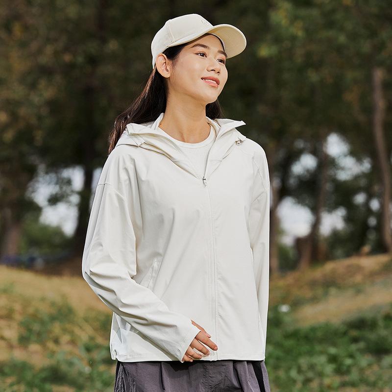 Sunscreen Clothing Quick-drying Summer 1011 New UV-proof Breathable Ice Silk Jacket Sunscreen Clothing Couple Hooded