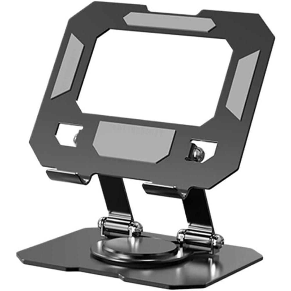 360° rotating office desktop stand, aluminum foldable, office stand, multi-functional desktop stand, dual-pole adjustable