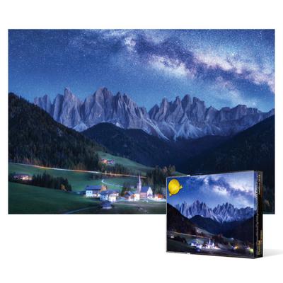 2000-piece Jigsaw Puzzle - Dolomiti Milky Way Night (Mini), Popular Korean Puzzle