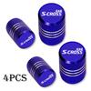 Car Wheel Tire Valve Caps Tyre Stem Covers Airdust Waterproof Accessories For Suzuki SX4 S Cross