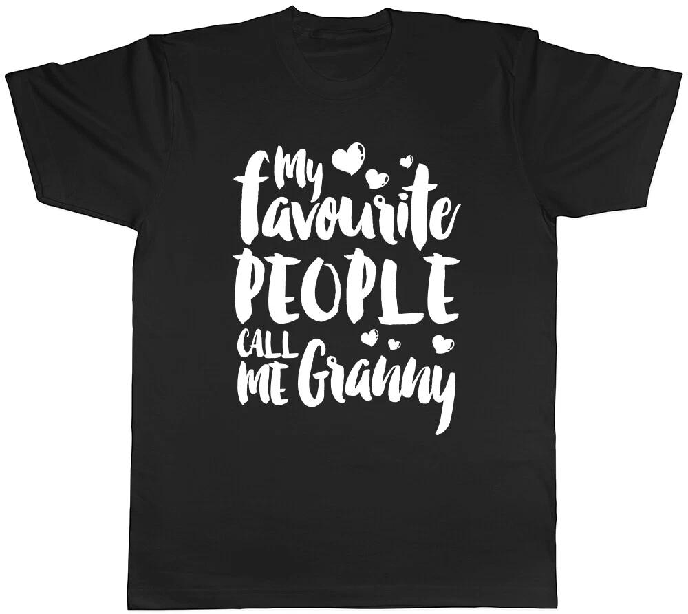 My Favourite People Call me Granny Womens Ladies T-Shirt Tee M