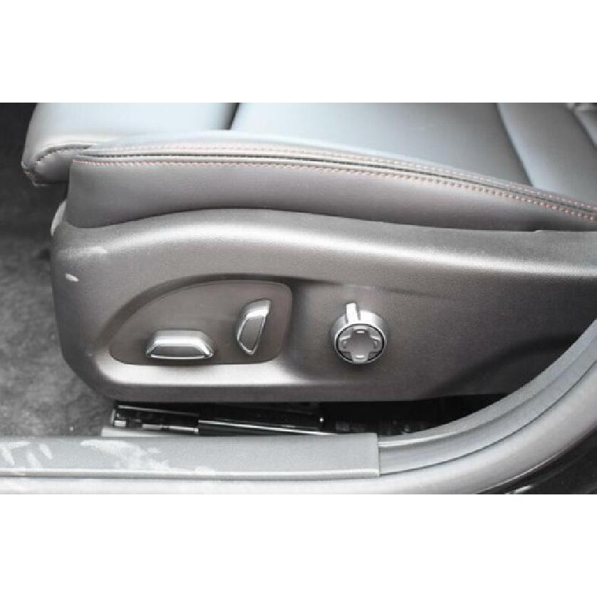Seat Adjust Handle Button Panel 2X For Cadillac CT4-V CT4 Silver Steel 20-