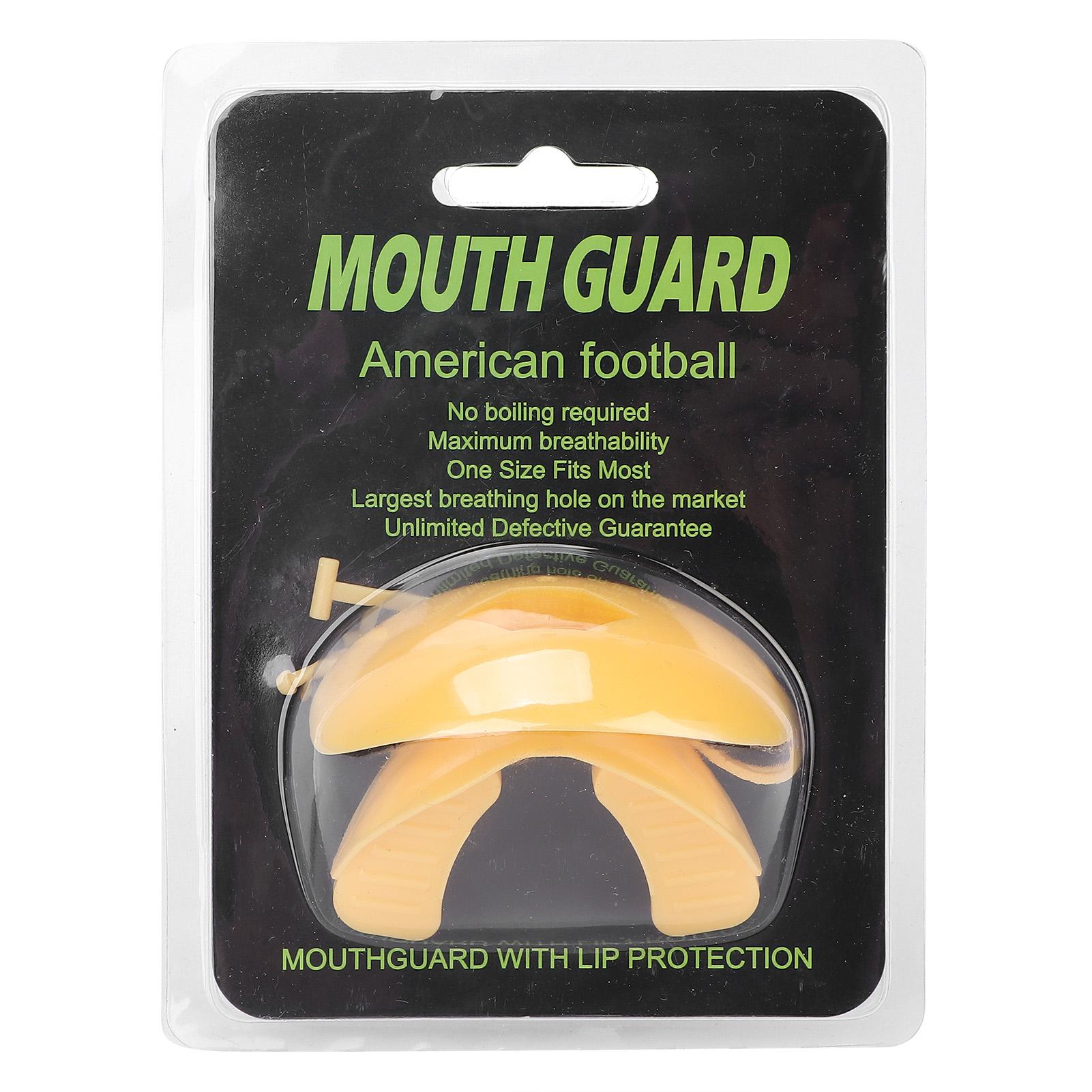 Health & Beauty Product Yellow Shock Mouth Guard Flavored Mouth Guard Sports Mouthguard Football Lacrosse Hockey Basketball