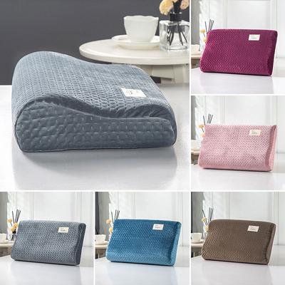 Quilted Latex Pillowcase Sleeping Pillow Protector Memory Foam Orthopedic Pillow Cover Adult Kids Pillow Case 30*50/40*60cm