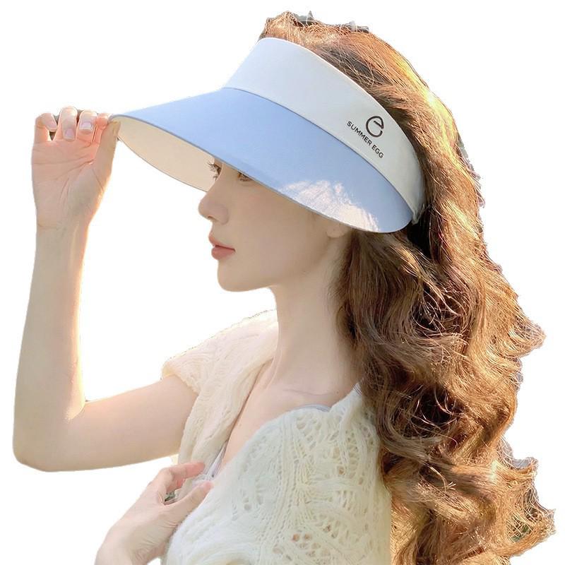 Ice Silk Adjustable UV-Protection Visor for Women - Beach, Running, Outdoor