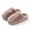 Cotton slippers autumn and winter thick-soled indoor home use lightweight velvet warm couple shoes