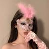 1Pcs Lace Party Mask Plastic Masquerade Mask Luxury Half Face Mask  Christmas Halloween