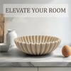 Large Decorative Bowl,Modern Handicraft Bowls Decorative Fruit Bowl for Kitchen Counter,Stylish Key Bowl for Entry Table