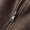 Men's Casual Stand-Collar Half-Zip Wool Blend Sweatshirt