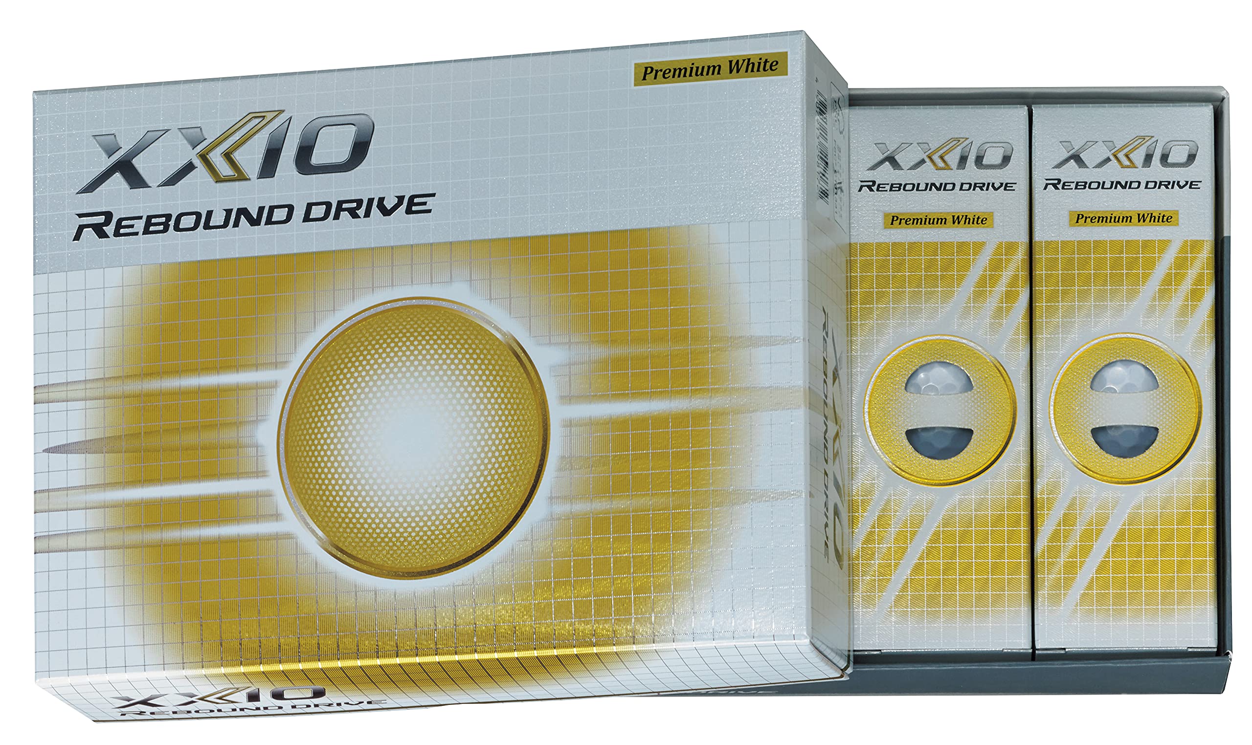 Dunlop XXIO REBOUND DRIVE Golf 2021 1 Dozen Premium White Balls, Model, (12 Balls), (XNRDPWH)