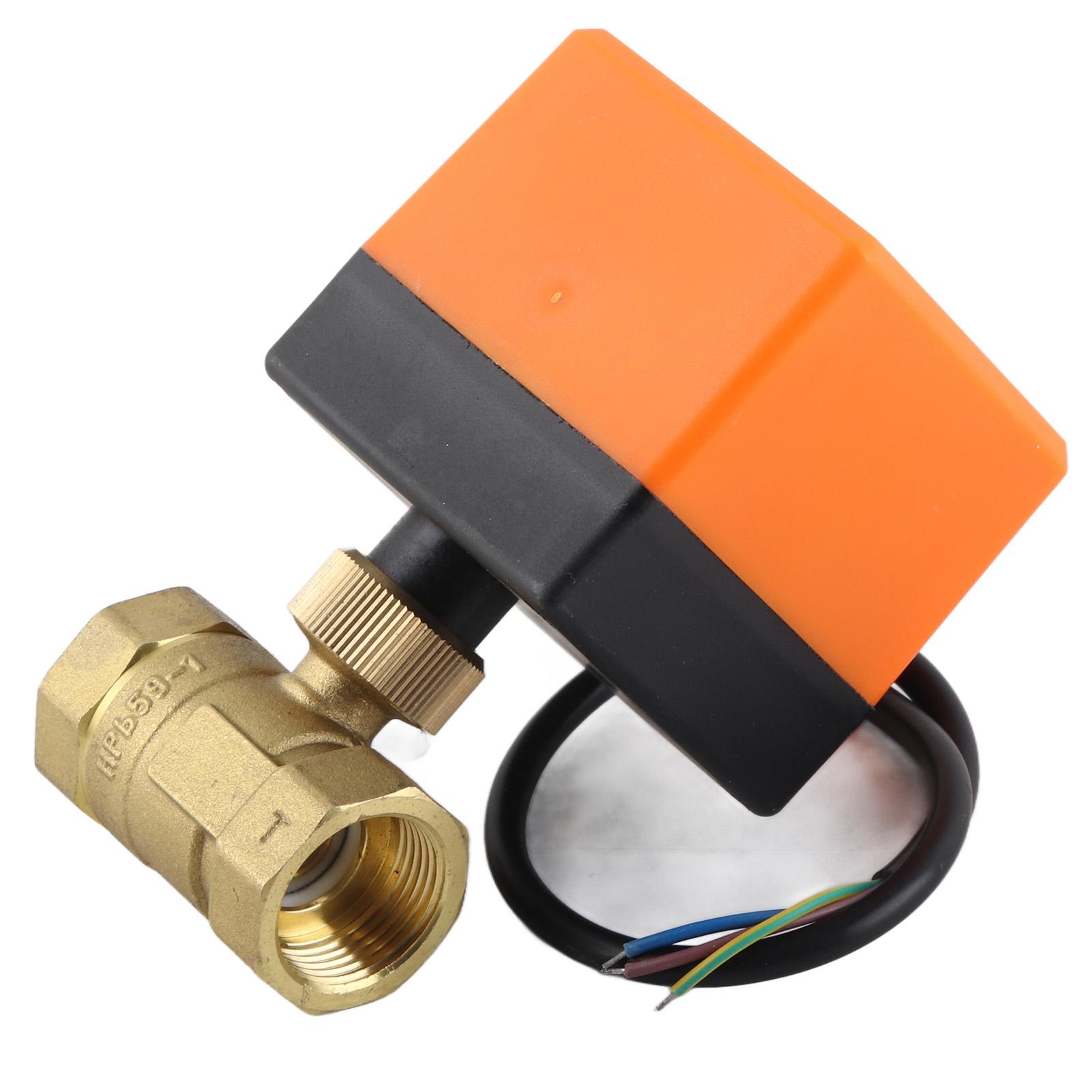 

DC 12 24V G3 4 DN20 Латунний 2-ходовий моторизований кульовий електричний клапан для регулювання потоку