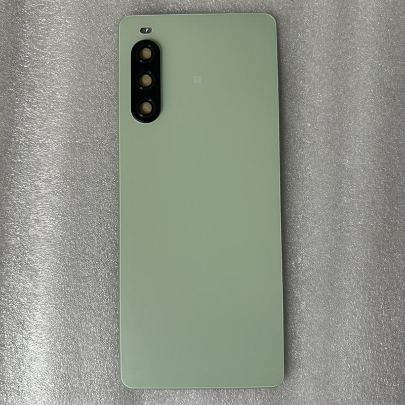 Per Sony Xperia 10 V 6.1" XQ-DC72 XQ-DC54 Cover Posteriore Batteria in Plastica Sportellino Posteriore + Lente Fotocamera Riparazione Sostituzione