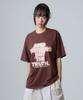 Nasttingijeubeleoldaenmi Scratch Lettering Tee_Brown