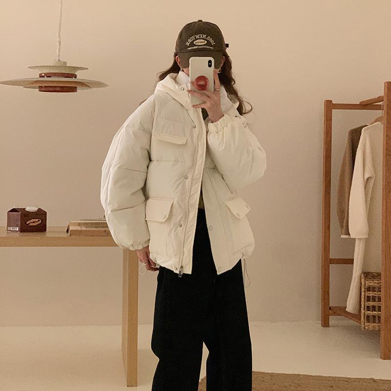 Down cotton-padded clothes Women's new oversize bread clothes Short trendy autumn and winter coats Thick cotton-padded jackets