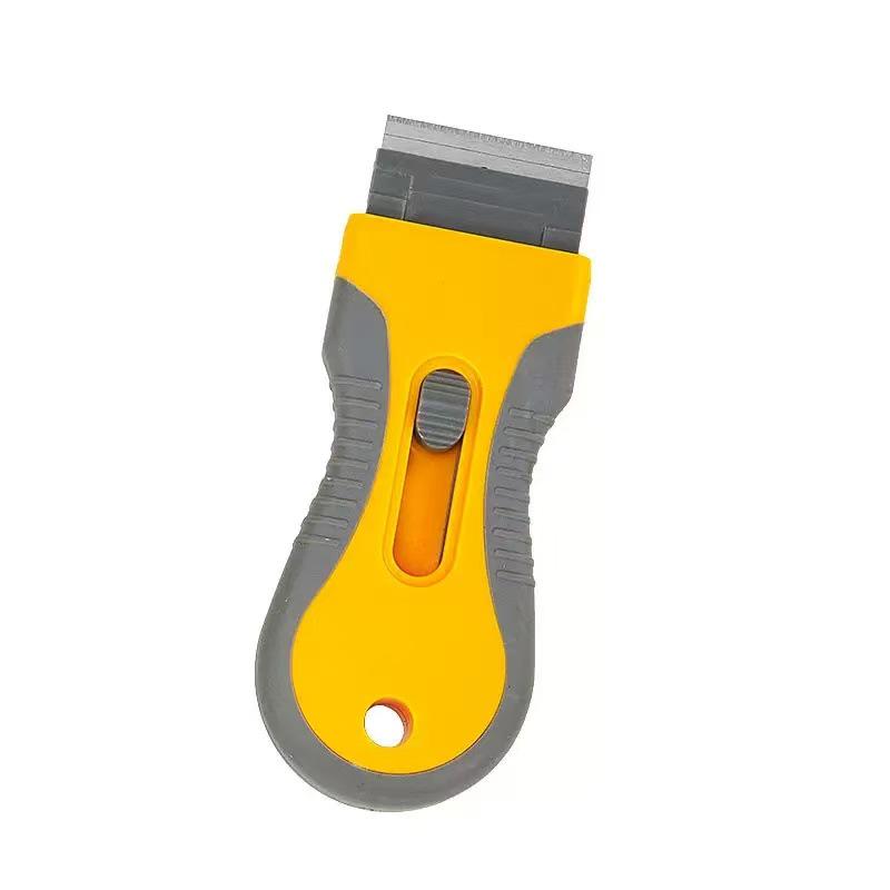 Multi-Functional Retractable Scraper with Metal Blade for Phone Screen Cleaning and Grout Cutting