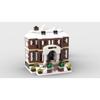 Building Block Compatible With 125387 Mini Ghost Home Small Particle Mini Street View Building Series Assembly