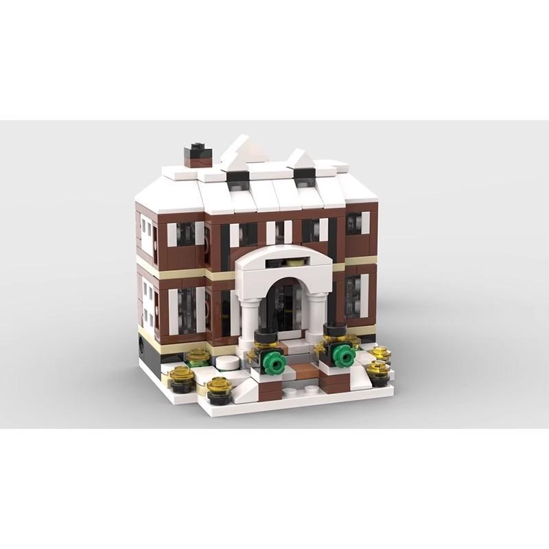 Building Block Compatible With 125387 Mini Ghost Home Small Particle Mini Street View Building Series Assembly