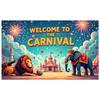 Event Backdrop Large Carnival Banner Decor Reusable Welcome Backdrop For School Event Festival Decor Birthday