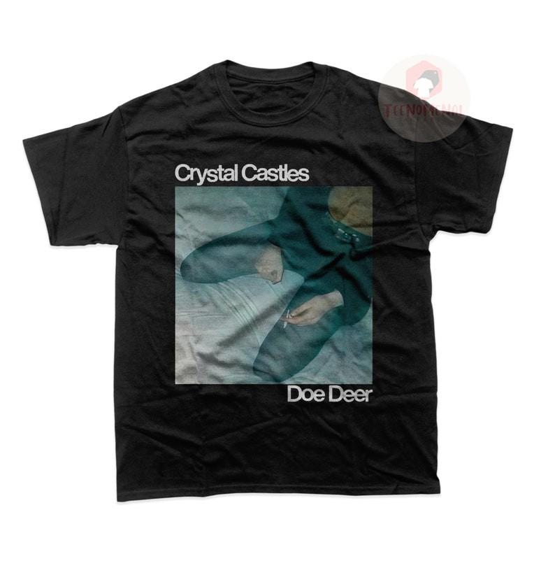 Crystal Castles Unisex T-Shirt Doe Deer Song Tee Music Band Graphic Shirt  Unisex T-Shirt XXXXL