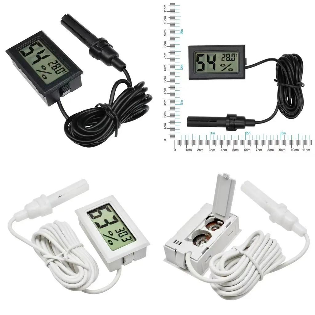 5pcs FY-11/FY-12 Digital Embedded LCD Indoor Convenient Temperature Sensor Humidity Meter Thermometer Hygrometer Instrumentation