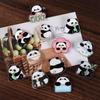 Panda Acrylic Panda Pin Cute Animal Badge Creative Flower Panda Brooch  Party