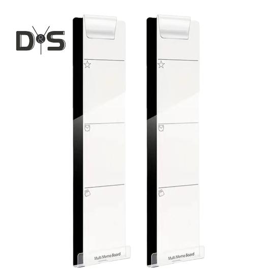 

Компьютерная доска для сообщений, магнитный монитор, доска для заметок, держатель для липких заметок с самоклеящимися металлическими полосками, настольные аксессуары A