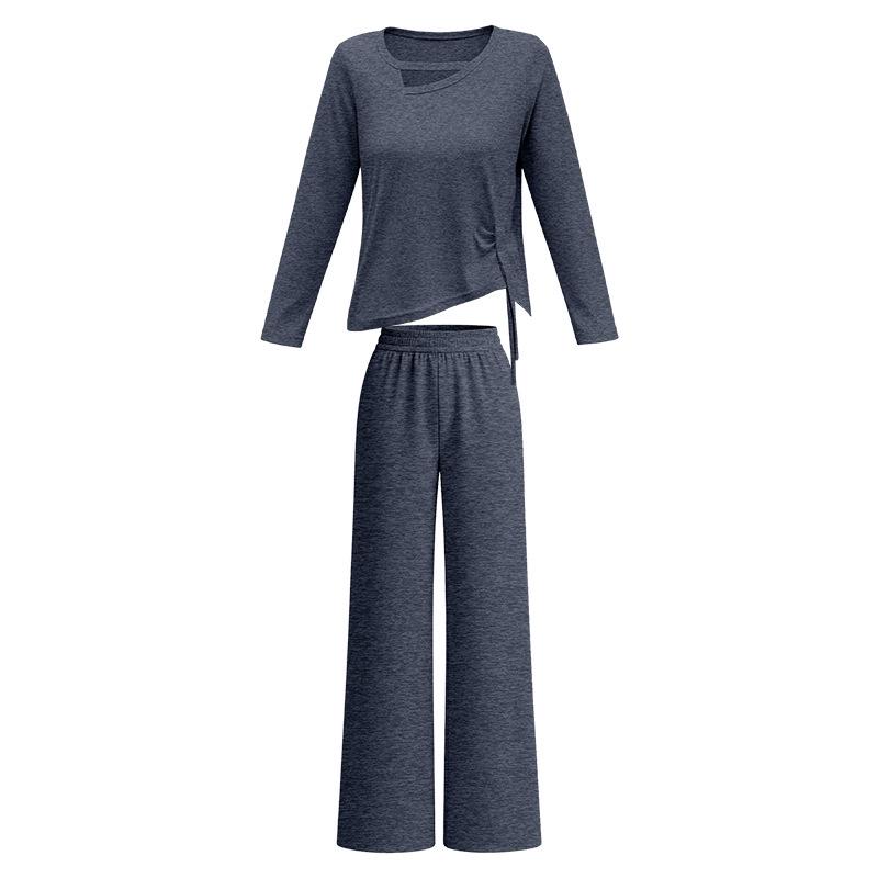 

2026 Elegant Women s Suit Set: Long Sleeve & Pants, Loose, Fashionable, Comfortable, Casual, Simple, Breathable M (80-100 lbs)