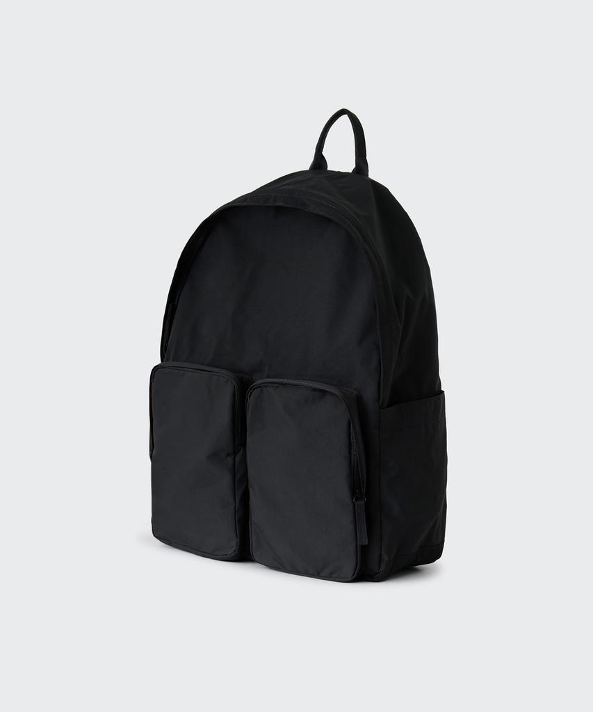 Musinsa Standard Crinkle Two-Pocket Backpack [Black]