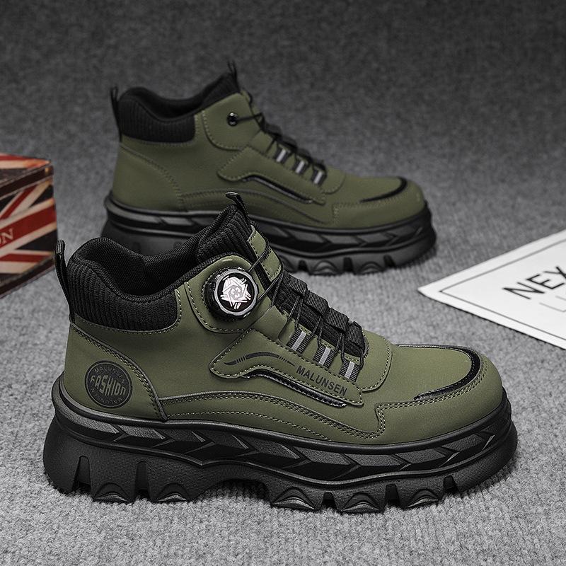 Martin boots new winter thick-soled heightening short boots British style advanced boots 39