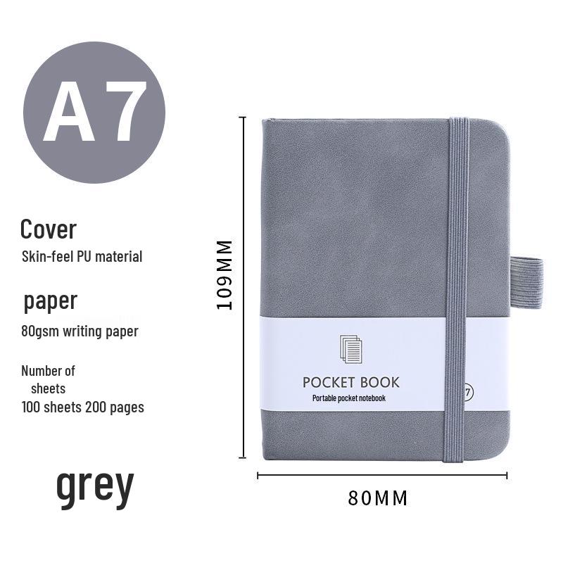 A5/A6 Ribbon Binding Business Notebook with Elastic Band and Customizable Logo