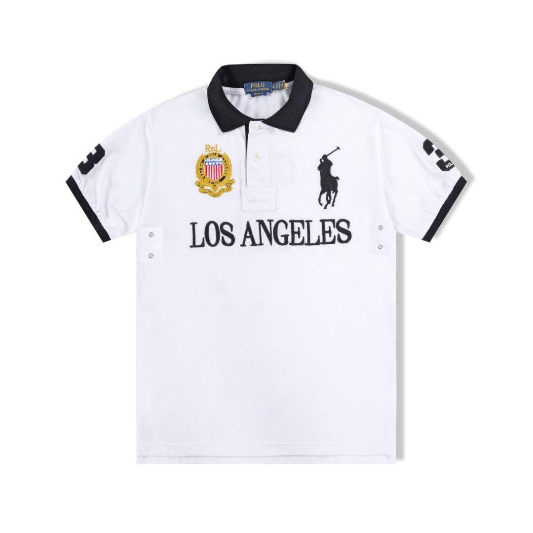 Polo da Uomo BeatStreet in Misto Cotone con Fantasia Geometrica di Lettere, Traspirante, Stile Classico, Casual, Maglietta alla Moda a Maniche Corte S