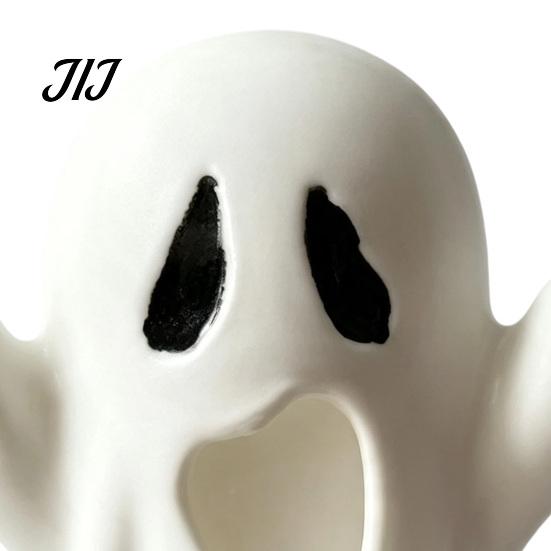 Personalized Halloween Gift 3D Printed Ghost Figurine, Spooky Small Statue, Modern Minimalist Decor Cute Desktop Decoration for Party Tabletop Mantel