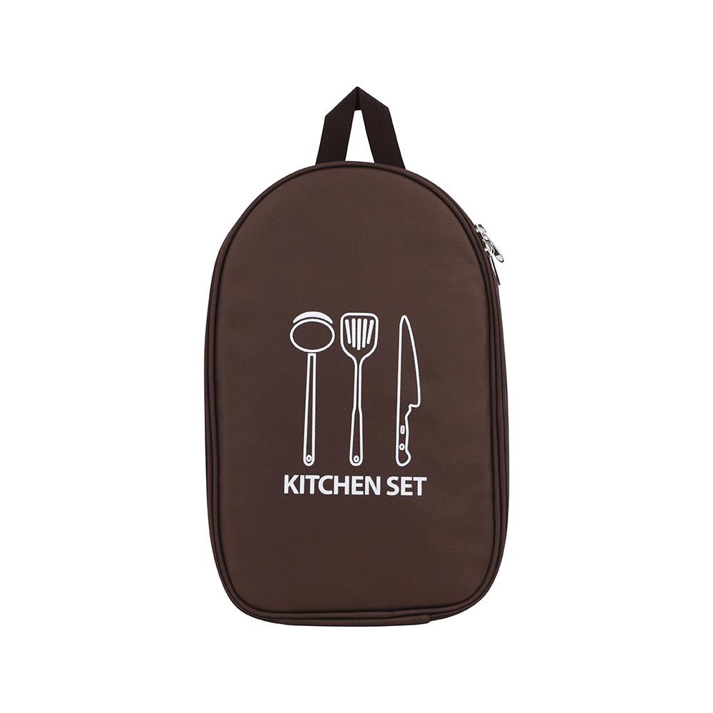 

Портативная сумка для хранения посуды, сумки для кухонных принадлежностей для кемпинга, принадлежности для пикника, сумка для походных инструментов. кофейный