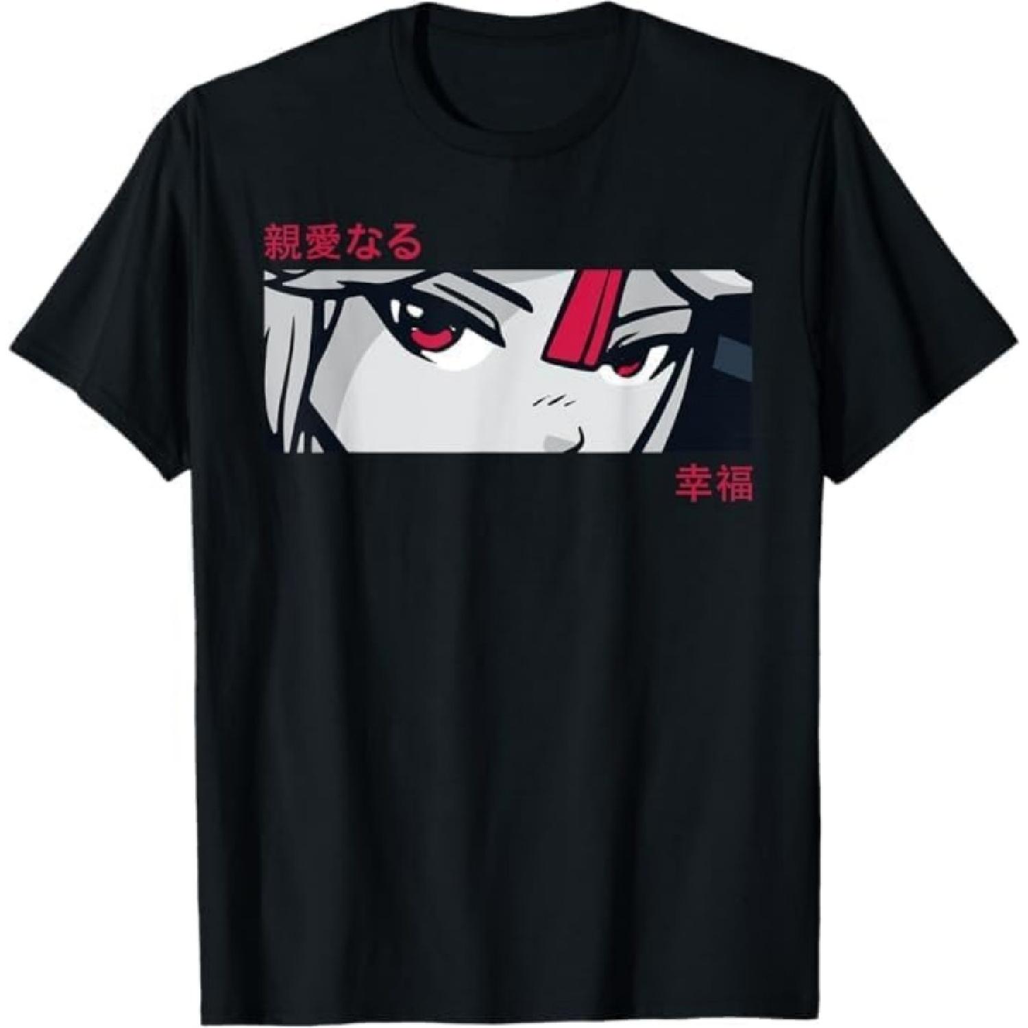 

Anime Girl Eyes - Japan Culture Art - Japanese Aesthetic T-Shirt Mali Mens Womens Tank Top Sweatshirt Hoodie Longsleeve 1930 Black XXXXXL різнокольоровий