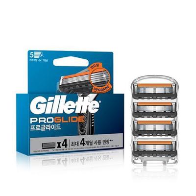 Gillette Proglide Manuelle Rasierklingen (4 Packungen)