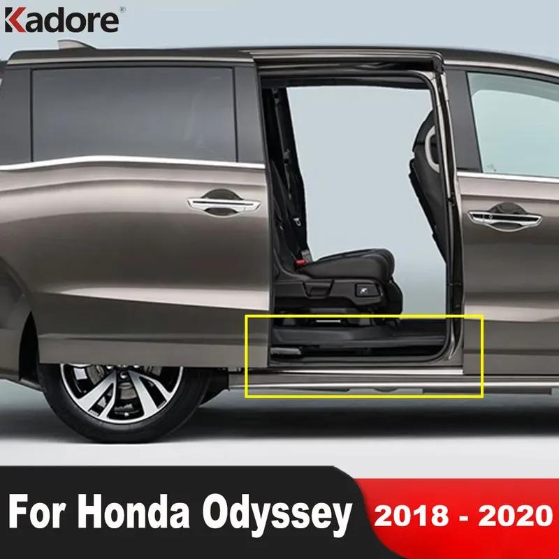 Door Sill Scuff Plate Cover Trim For Honda Odyssey 2018   Stainless Welcome Pedal Protector Guard Pad Car Accessories