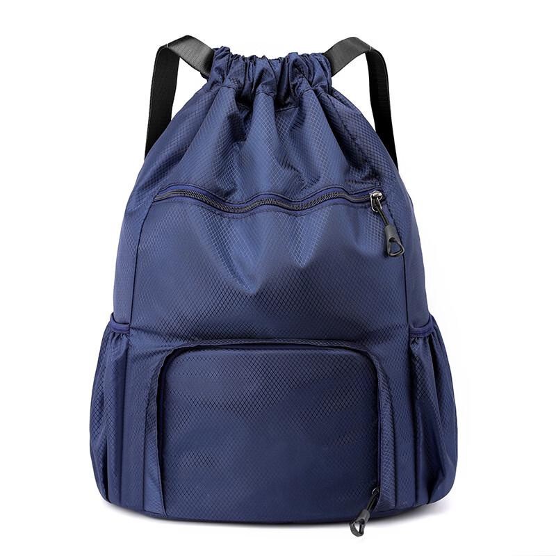Fitness Drawstring Backpack with Shoe Compartment